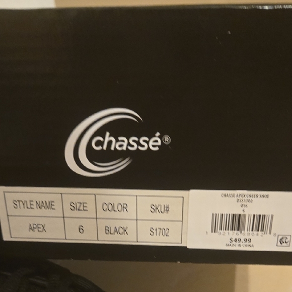Black Chasse Apex Cheer Shoes - Picture 5 of 6